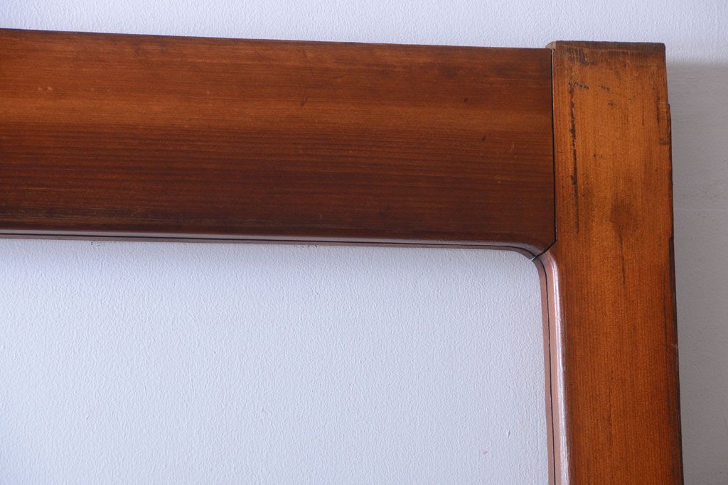 和製アンティーク　古い木の大きなガラス戸(2)