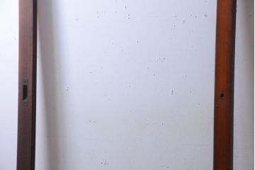 和製アンティーク　古い木の大きなガラス戸(2)