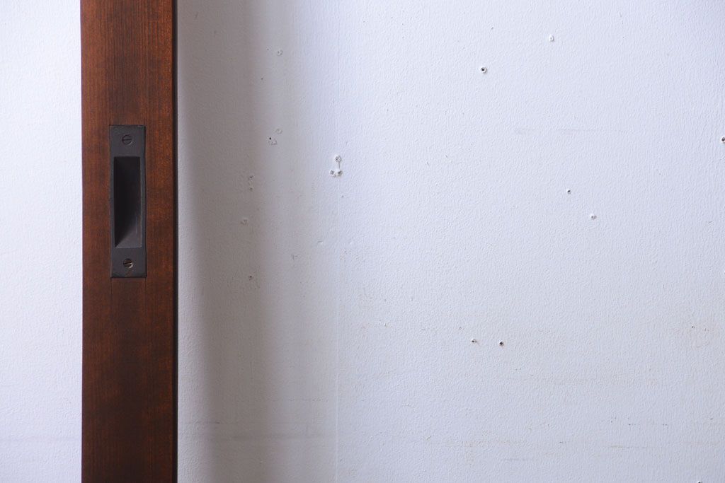 和製アンティーク　古い木の大きなガラス戸(2)