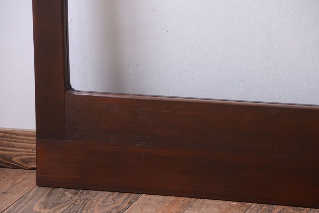 和製アンティーク　古い木の大きなガラス戸(2)