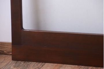 和製アンティーク　古い木の大きなガラス戸(2)