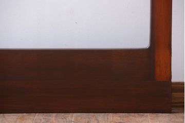 和製アンティーク　古い木の大きなガラス戸(2)