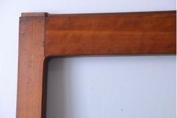 和製アンティーク　古い木の大きなガラス戸(2)