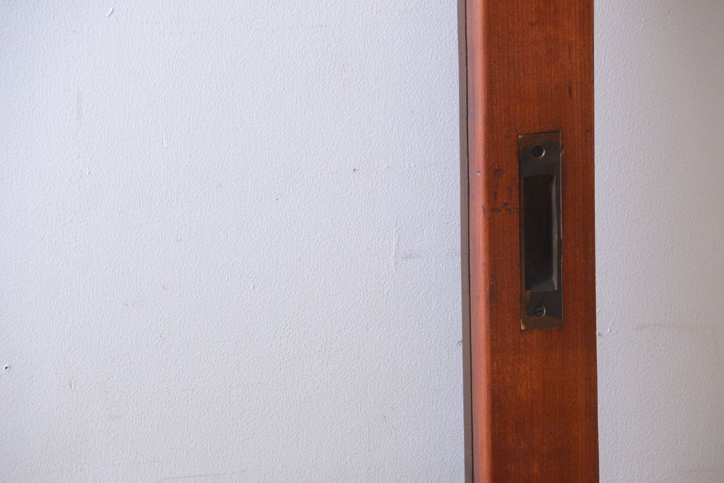 和製アンティーク　古い木の大きなガラス戸(2)