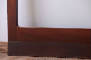 和製アンティーク　古い木の大きなガラス戸(2)