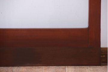 和製アンティーク　古い木の大きなガラス戸(2)