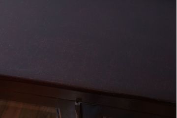 アンティーク家具　和製アンティーク　面取りガラスの上品な古い本箱