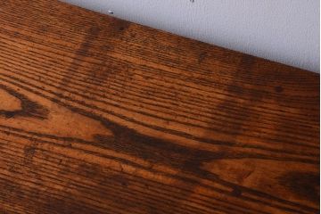 アンティーク家具　和製アンティーク　蛇腹戸付き!古い木の珍しい収納棚(戸棚)