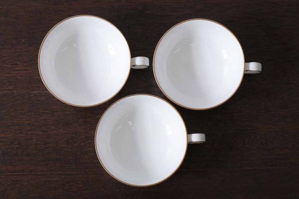 アンティーク雑貨　中古　ノリタケ(Noritake) スタジオコレクション　カップ&ソーサー3客セット(洋食器)