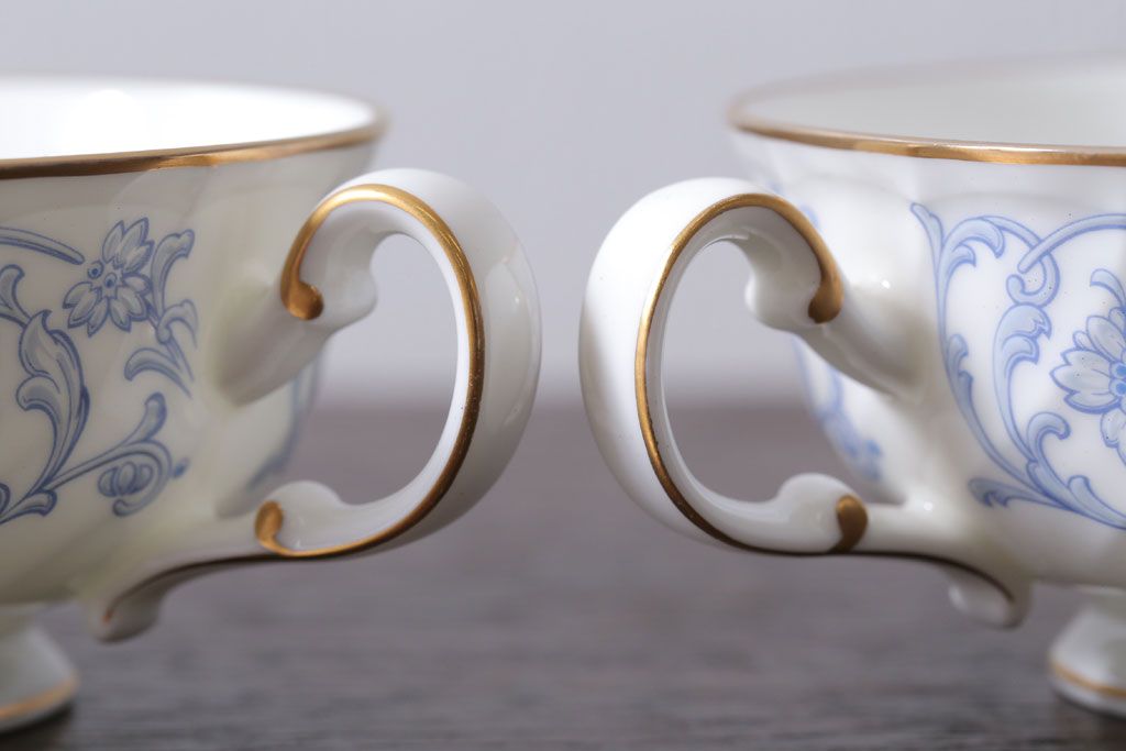 アンティーク雑貨　中古　ノリタケ(Noritake) スタジオコレクション　カップ&ソーサー3客セット(洋食器)