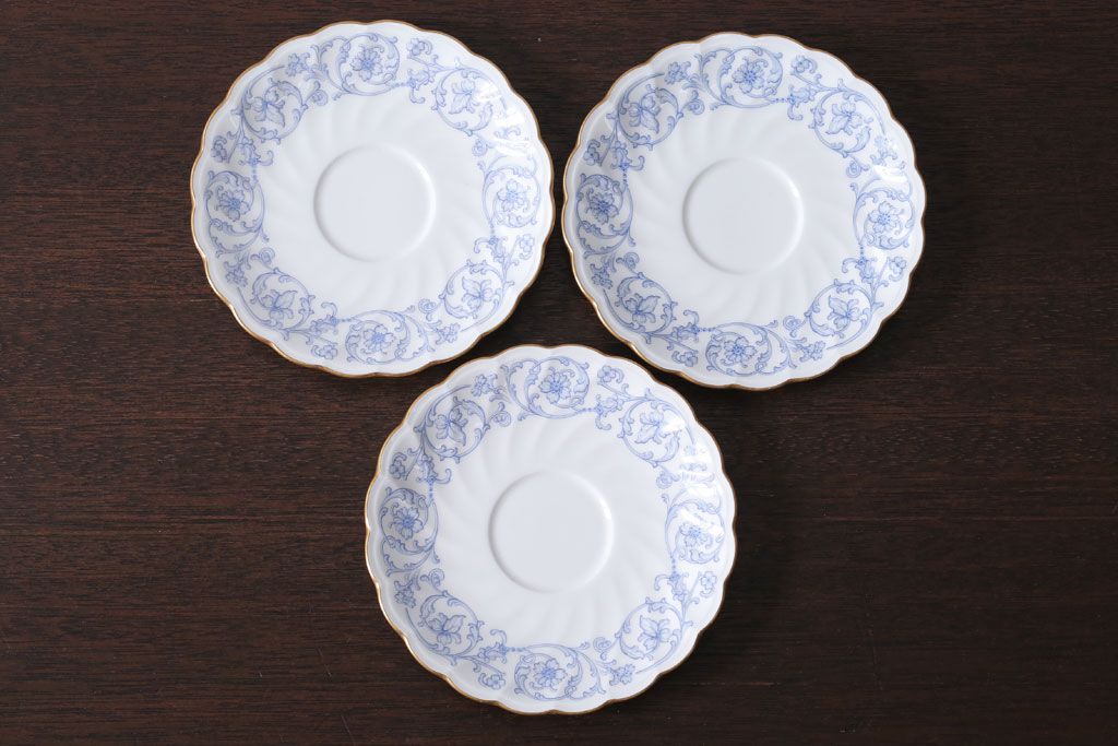 アンティーク雑貨　中古　ノリタケ(Noritake) スタジオコレクション　カップ&ソーサー3客セット(洋食器)