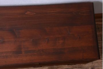 アンティーク家具　和製アンティーク　引き出し3杯付き!古い桐箪笥ローボード