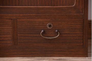 アンティーク家具　和製アンティーク　引き出し3杯付き!古い桐箪笥ローボード