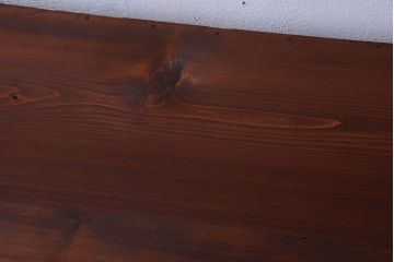 アンティーク家具　和製アンティーク　古い桐材のシンプルな時代箪笥ローボード(衣装箪笥)(2)