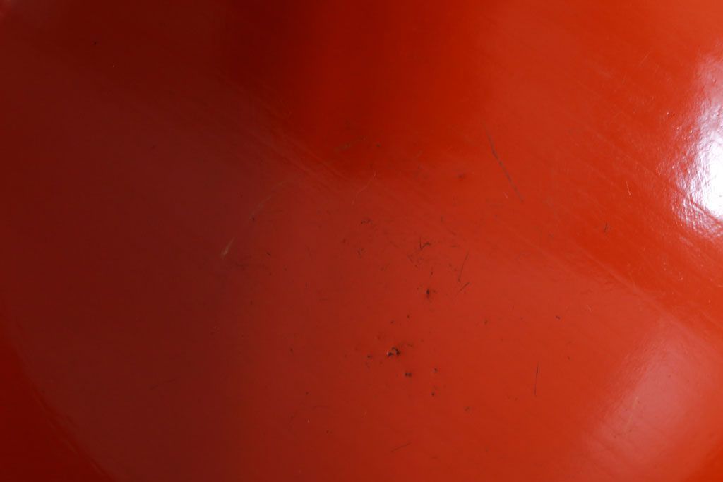 和製アンティーク　松竹梅の朱塗り椀5客セット