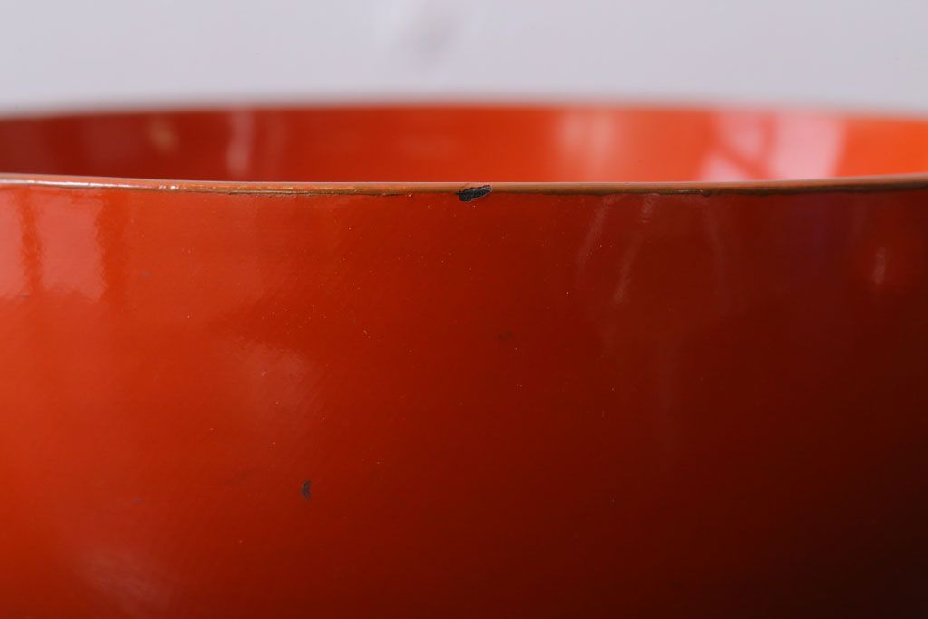 和製アンティーク　松竹梅の朱塗り椀5客セット