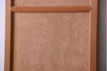 和製アンティーク　秋田杉一枚板!玉杢の木味が美しい引き戸(板戸)