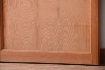 和製アンティーク　秋田杉一枚板!玉杢の木味が美しい引き戸(板戸)