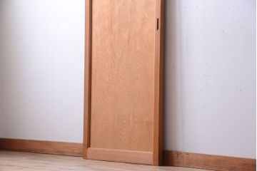 和製アンティーク　秋田杉一枚板!玉杢の木味が美しい引き戸(板戸)(2)