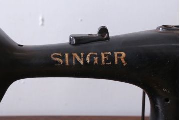 アンティーク家具　ジャンク品　イギリスアンティーク　インダストリアルシンガーミシン