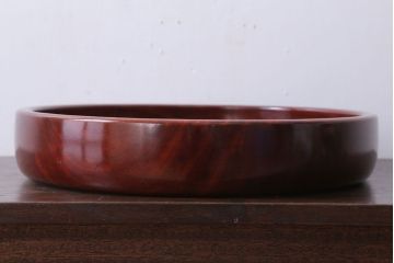 和製アンティーク　大正〜昭和　古い欅材のお盆(トレー)(1)