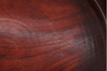 和製アンティーク　大正〜昭和　古い欅材のお盆(トレー)(1)