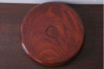 和製アンティーク　大正〜昭和　古い欅材のお盆(トレー)(1)