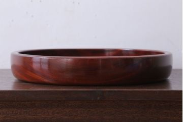 アンティーク雑貨　和製アンティーク　大正〜昭和　古い欅材のお盆(トレー)(2)