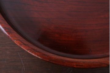 アンティーク雑貨　和製アンティーク　大正〜昭和　古い欅材のお盆(トレー)(2)