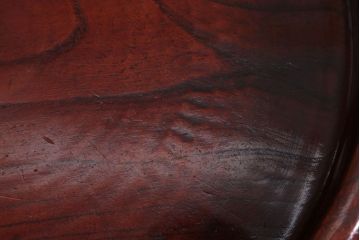 アンティーク雑貨　和製アンティーク　大正〜昭和　古い欅材のお盆(トレー)(2)