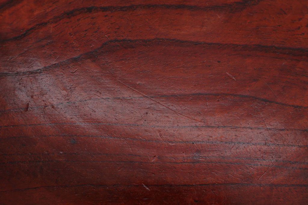 アンティーク雑貨　和製アンティーク　大正〜昭和　古い欅材のお盆(トレー)(2)