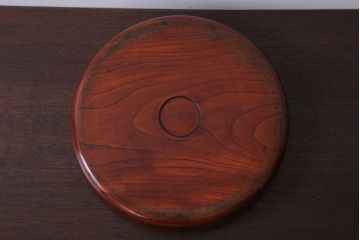 アンティーク雑貨　和製アンティーク　大正〜昭和　古い欅材のお盆(トレー)(2)