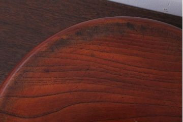 アンティーク雑貨　和製アンティーク　大正〜昭和　古い欅材のお盆(トレー)(2)