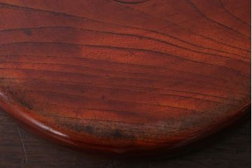 アンティーク雑貨　和製アンティーク　大正〜昭和　古い欅材のお盆(トレー)(2)