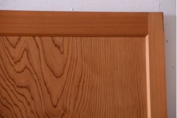 中古　高級品!秋田杉の木味帯戸2枚セット