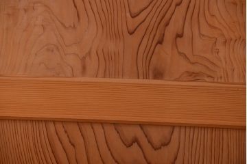 中古　高級品!秋田杉の木味帯戸2枚セット