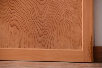 中古　高級品!秋田杉の木味帯戸2枚セット