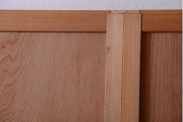 中古　高級品!秋田杉の木味帯戸2枚セット