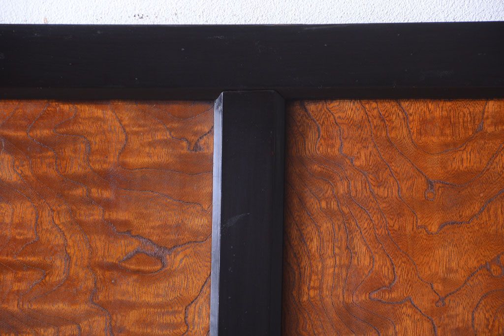 和製アンティーク　鏡板欅材!古い木のドア(扉)(2)