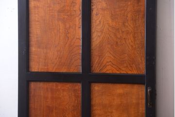 和製アンティーク　鏡板欅材!古い木のドア(扉)(2)