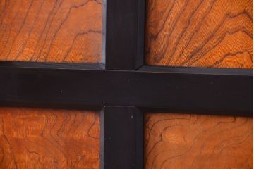 和製アンティーク　鏡板欅材!古い木のドア(扉)(2)