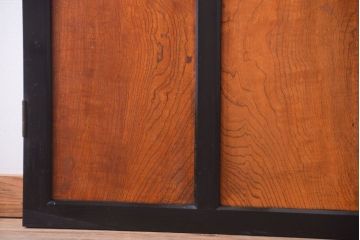 和製アンティーク　鏡板欅材!古い木のドア(扉)(2)