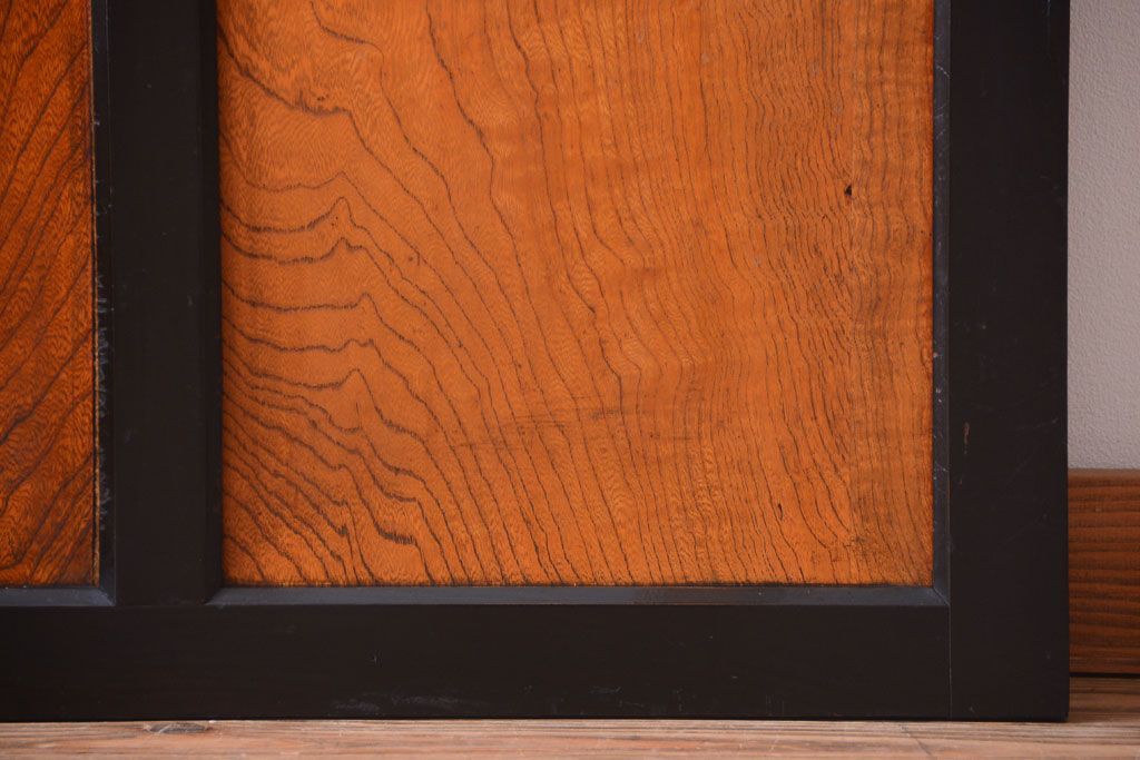 和製アンティーク　鏡板欅材!古い木のドア(扉)(2)