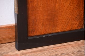 和製アンティーク　鏡板欅材!古い木のドア(扉)(2)