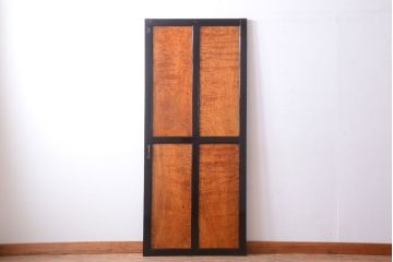 和製アンティーク　鏡板欅材!古い木のドア(扉)(2)