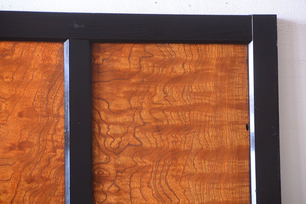 和製アンティーク　鏡板欅材!古い木のドア(扉)(2)