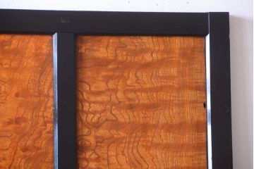 和製アンティーク　鏡板欅材!古い木のドア(扉)(2)