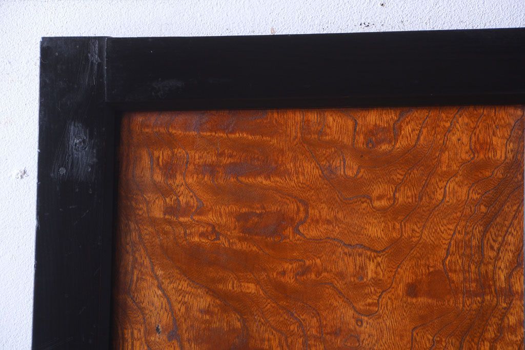 和製アンティーク　鏡板欅材!古い木のドア(扉)(2)