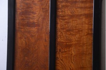 和製アンティーク　鏡板欅材!古い木のドア(扉)(2)