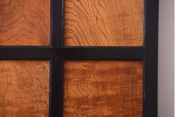 和製アンティーク　鏡板欅材!古い木のドア(扉)(2)